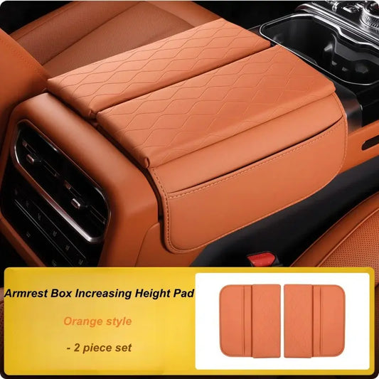 Fit for Chery Jetour Zongheng G700 Car Soft Support Armrest Box Leather Increasing Height Pad Automobile Interior Accessories.
