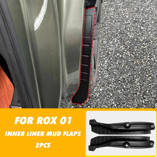 ROX 01 + ADAMAS Inner Liner Mud Flaps Front Rear Wheel Mud Guards No-Drill Installation Exterior Accessory.