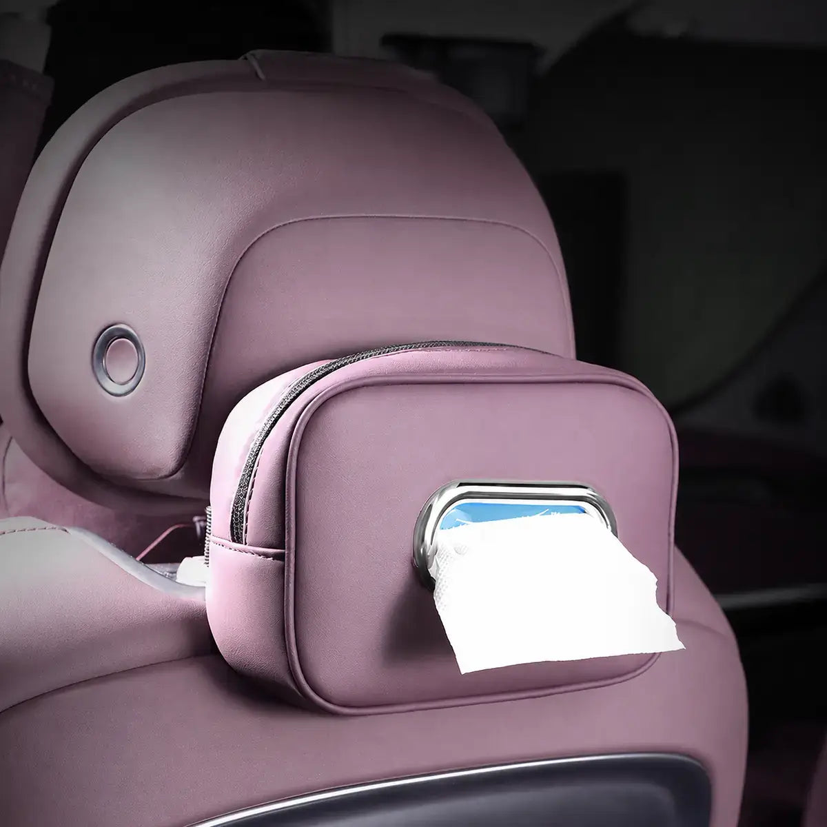 XPENG GX Headrest-Mounted Luxury Tissue Box - 2 pcs