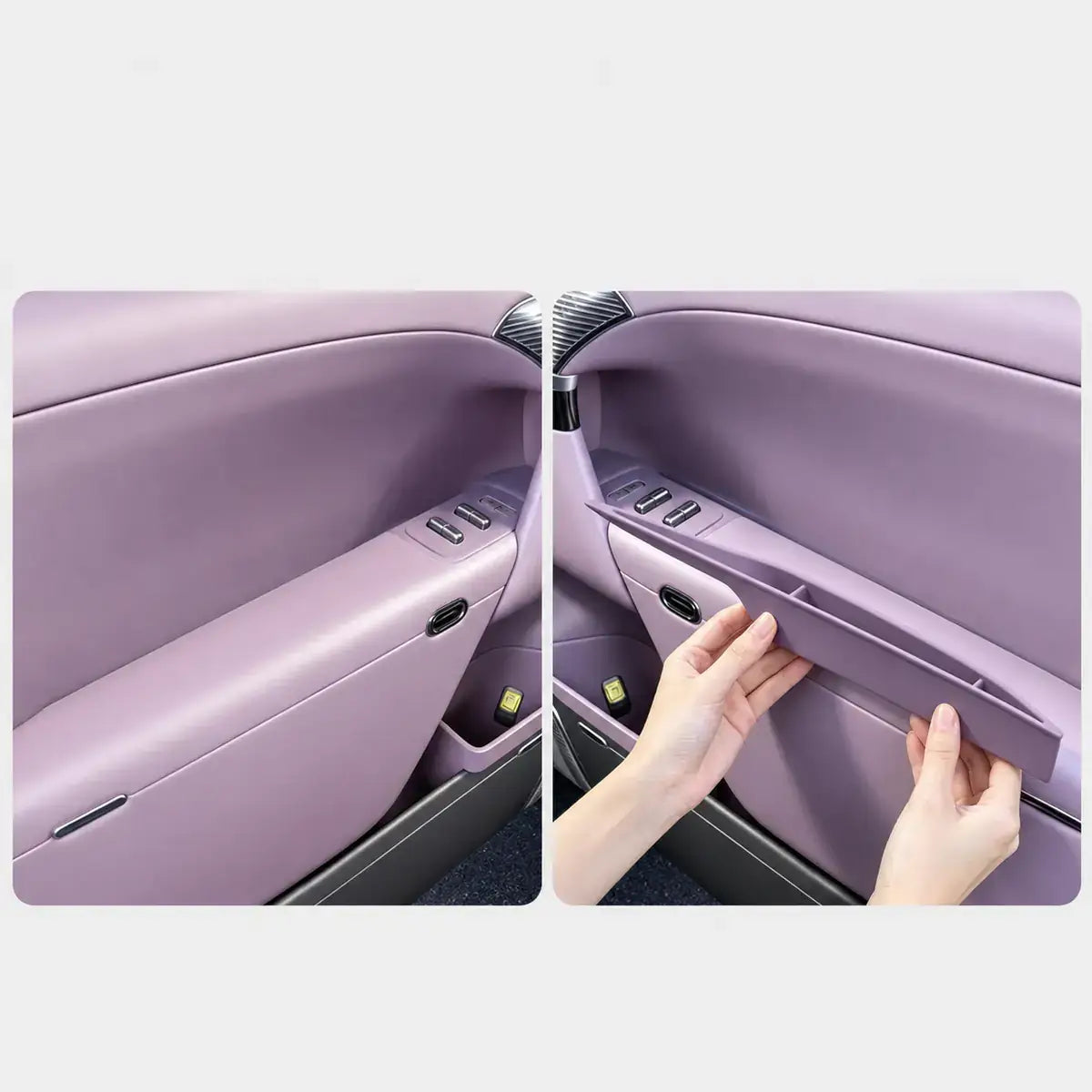 XPENG GX Door Seam Storage Box Inserts – 4-Piece Set