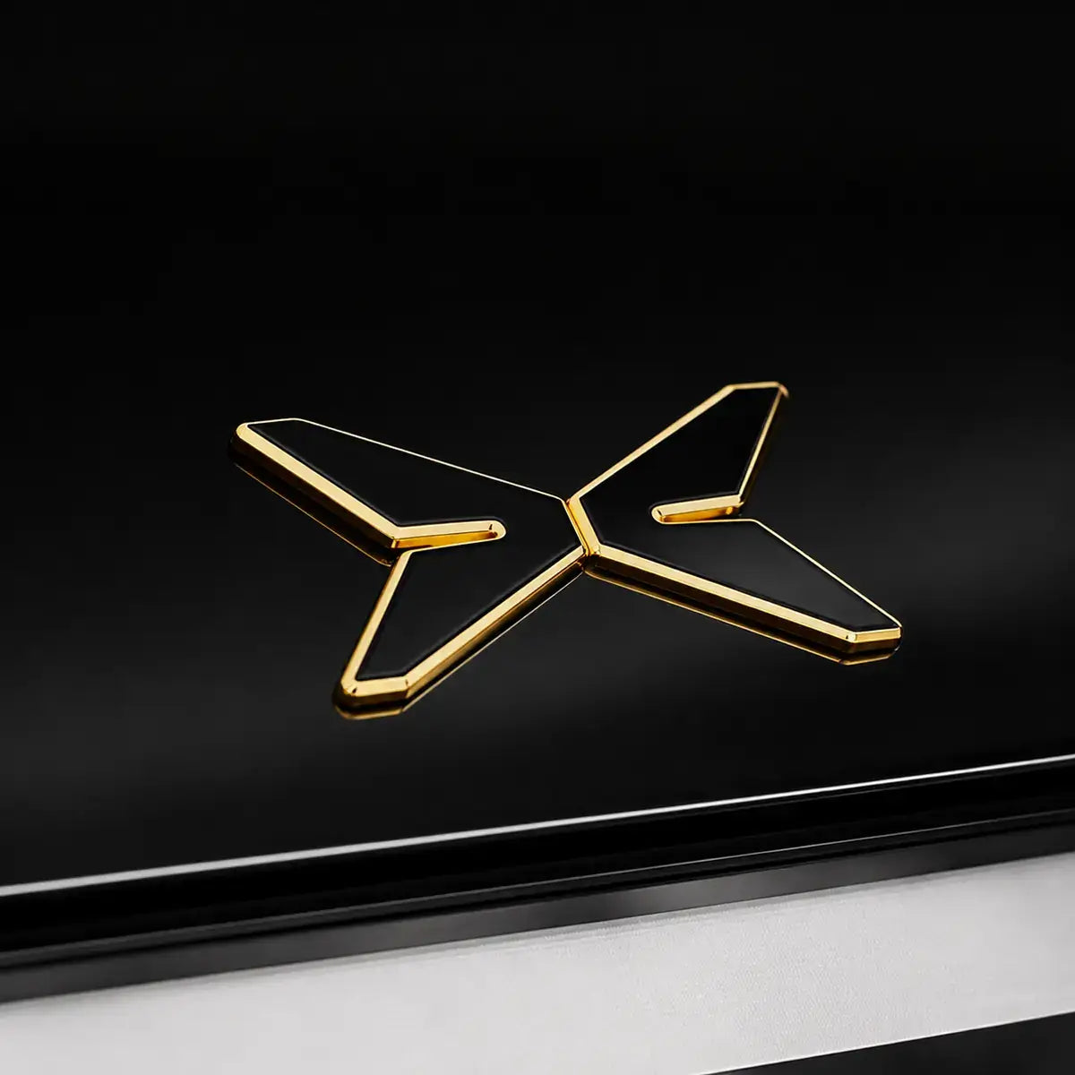XPENG GX Black & Gold Exterior Emblem Overlay