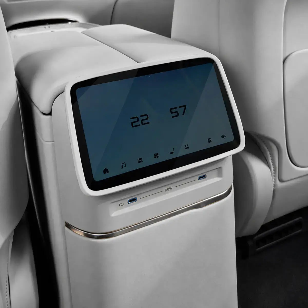 XPENG GX Rear Passenger Control Screen Silicone Protective Frame