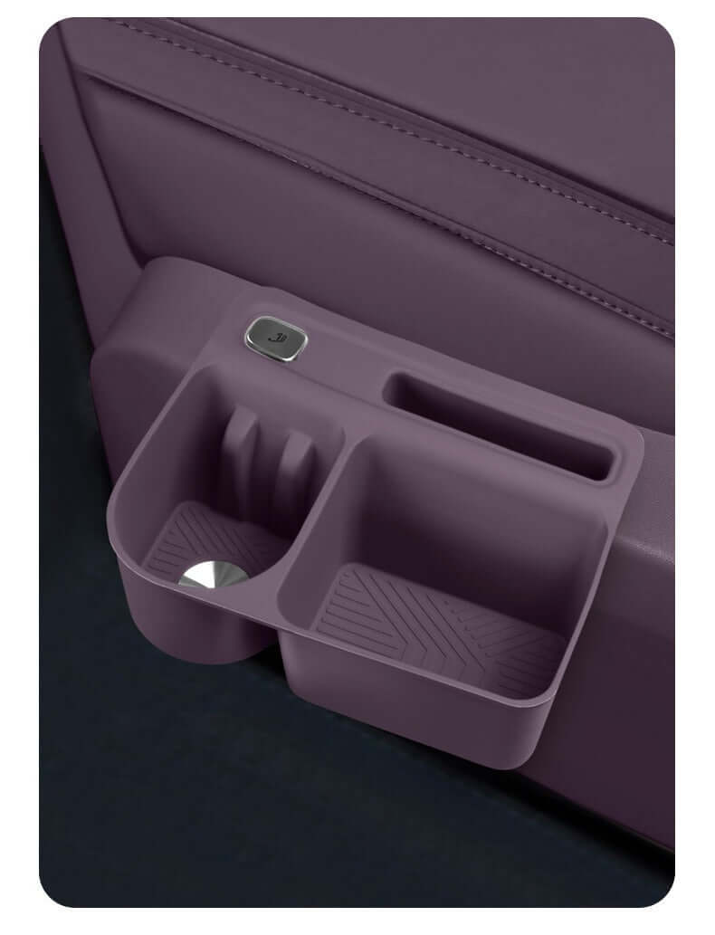 XPENG GX Second-Row Silicone Seat Side Storage Organizer – Cup Holder & Storage Tray