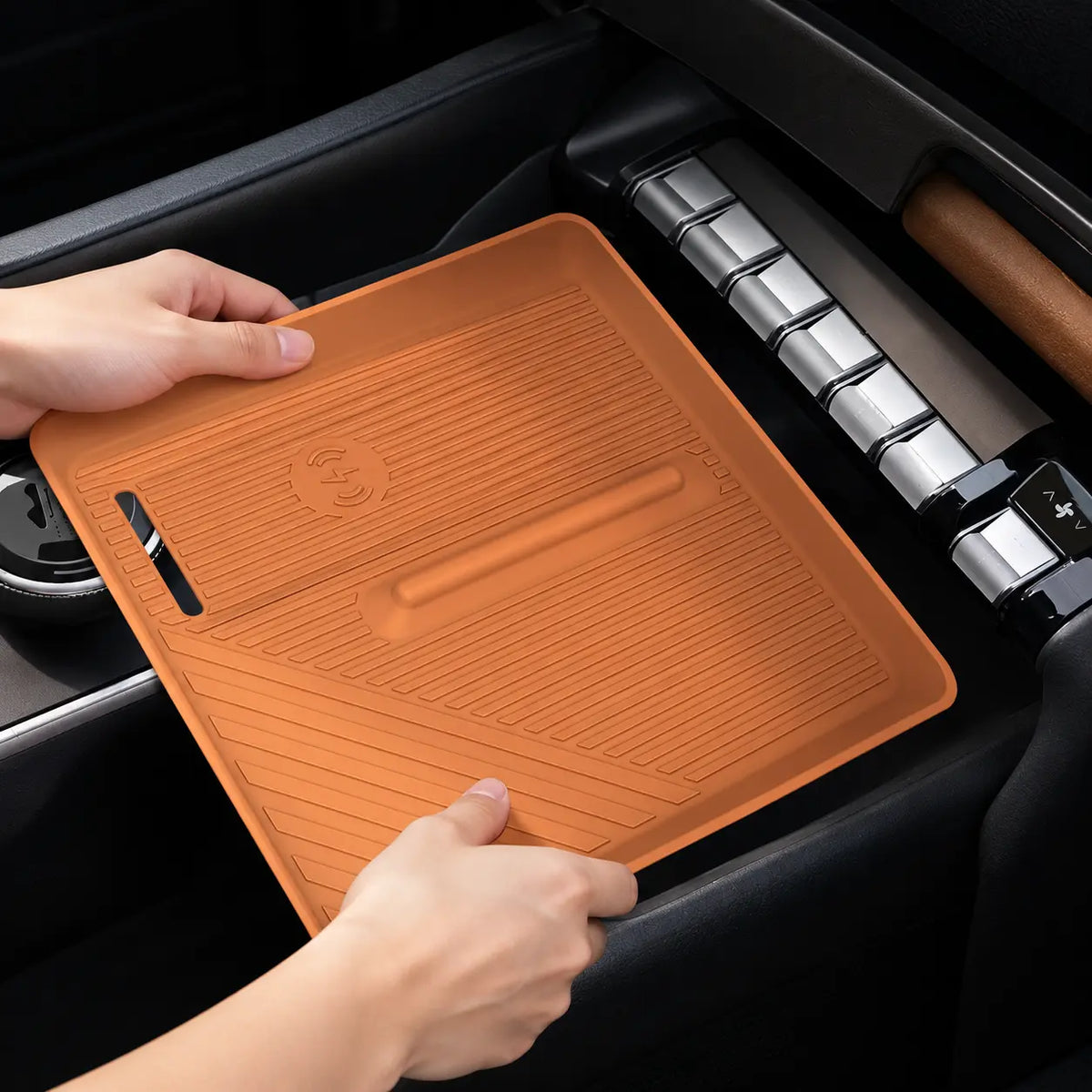 iCAR V27 Wireless Charging Console Silicone Protective Liner