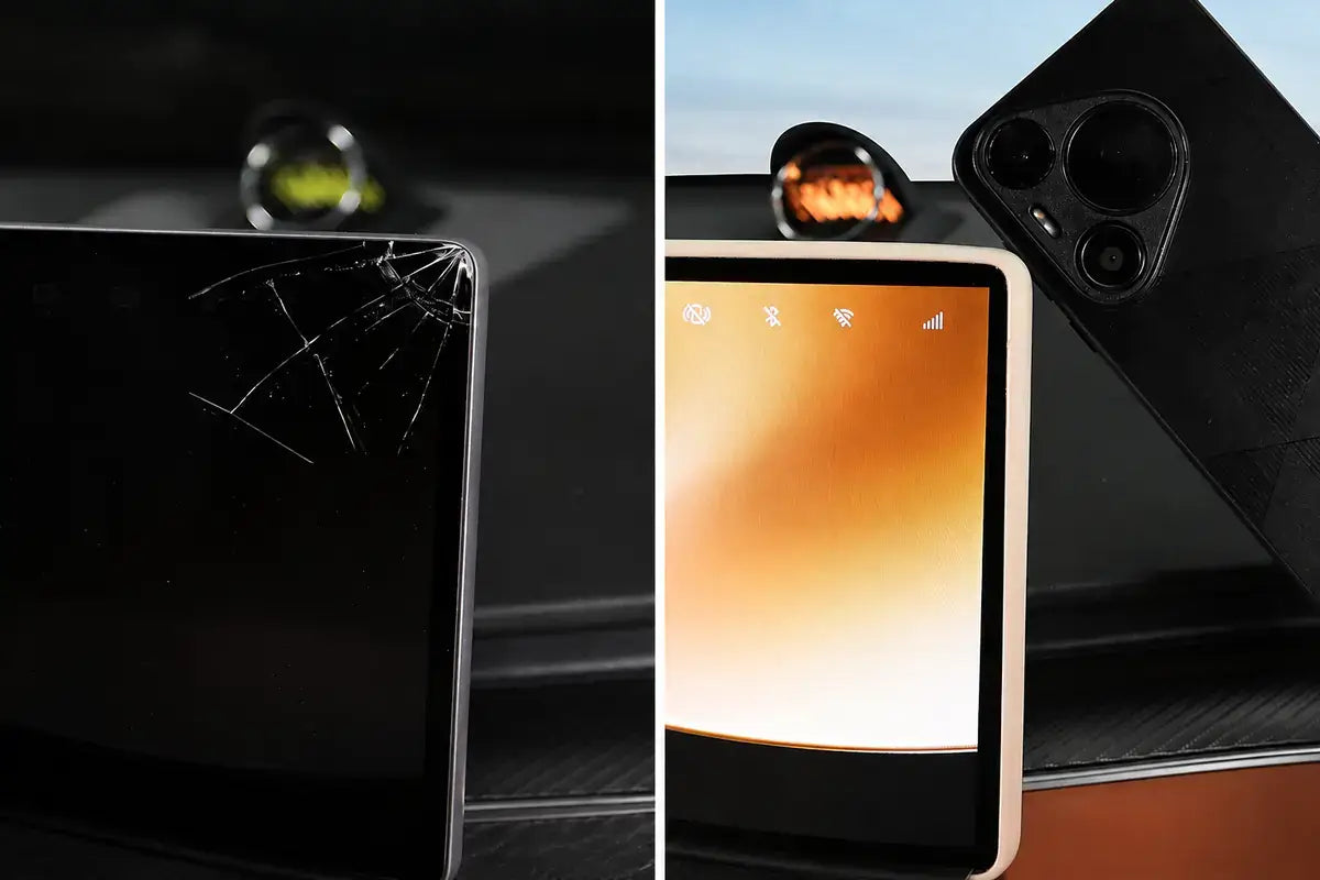 XPENG GX Rear Passenger Control Screen Silicone Protective Frame