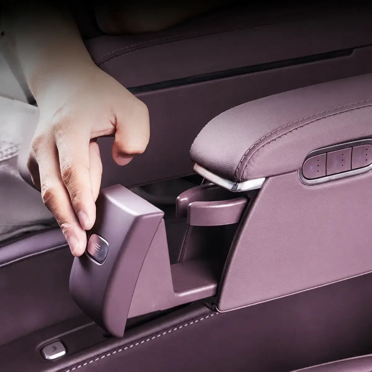 XPENG GX Second-Row Padded Armrest Covers – 2-Piece Set