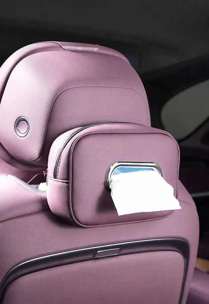 XPENG GX Headrest-Mounted Luxury Tissue Box - 2 pcs