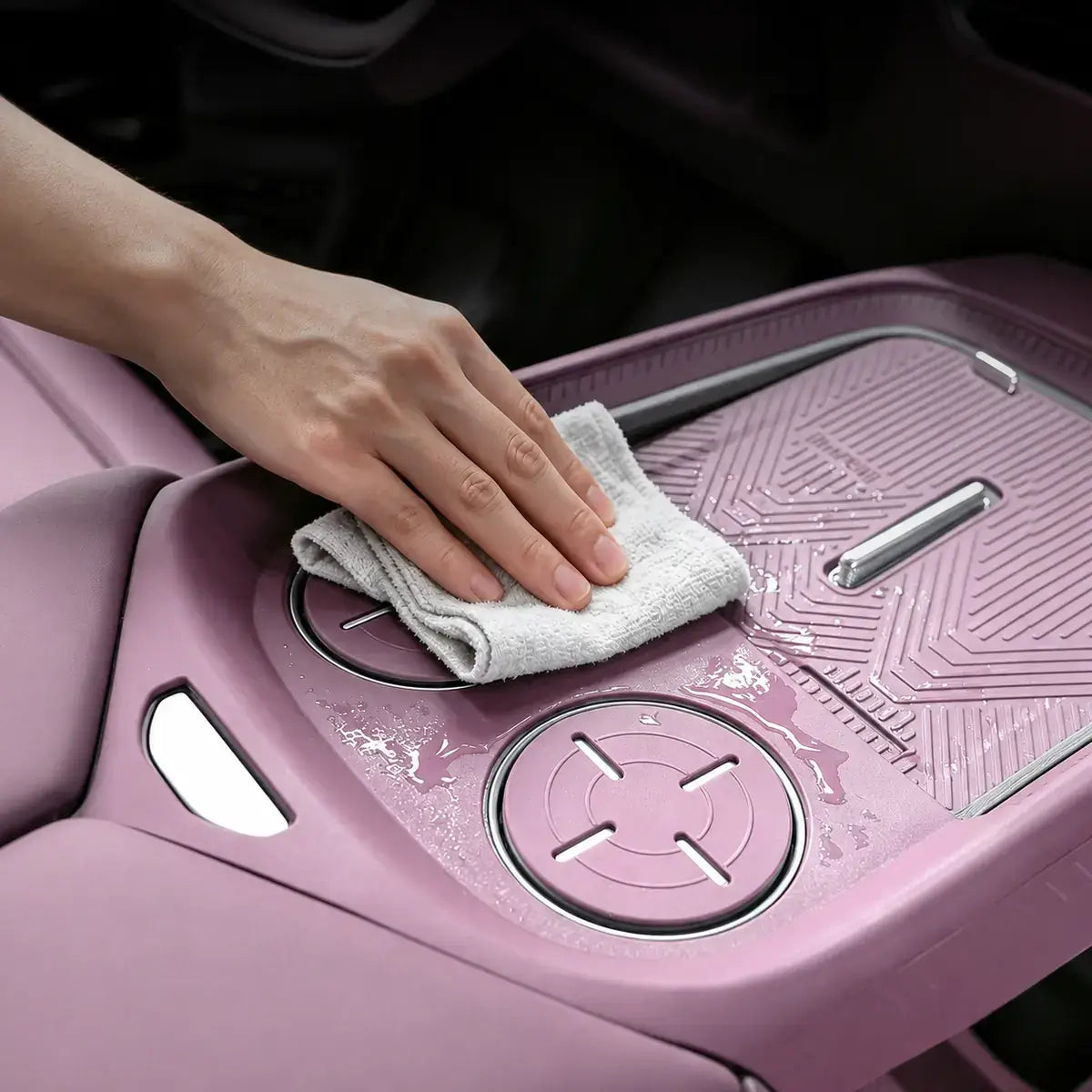 XPENG GX Center Console Wireless Charging & Cup Holder Silicone Mat