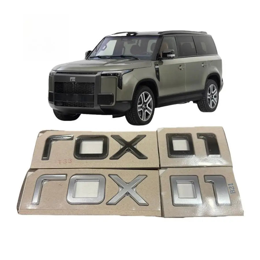 Original New Rox 01 Logo Car Auto Logo Accessory from Premium Auto Parts.