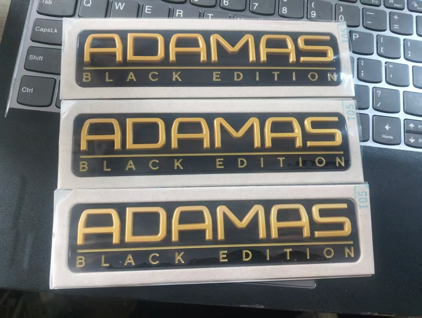 For Rox ADAMAS Car Original Letter Plate Letter Writing.