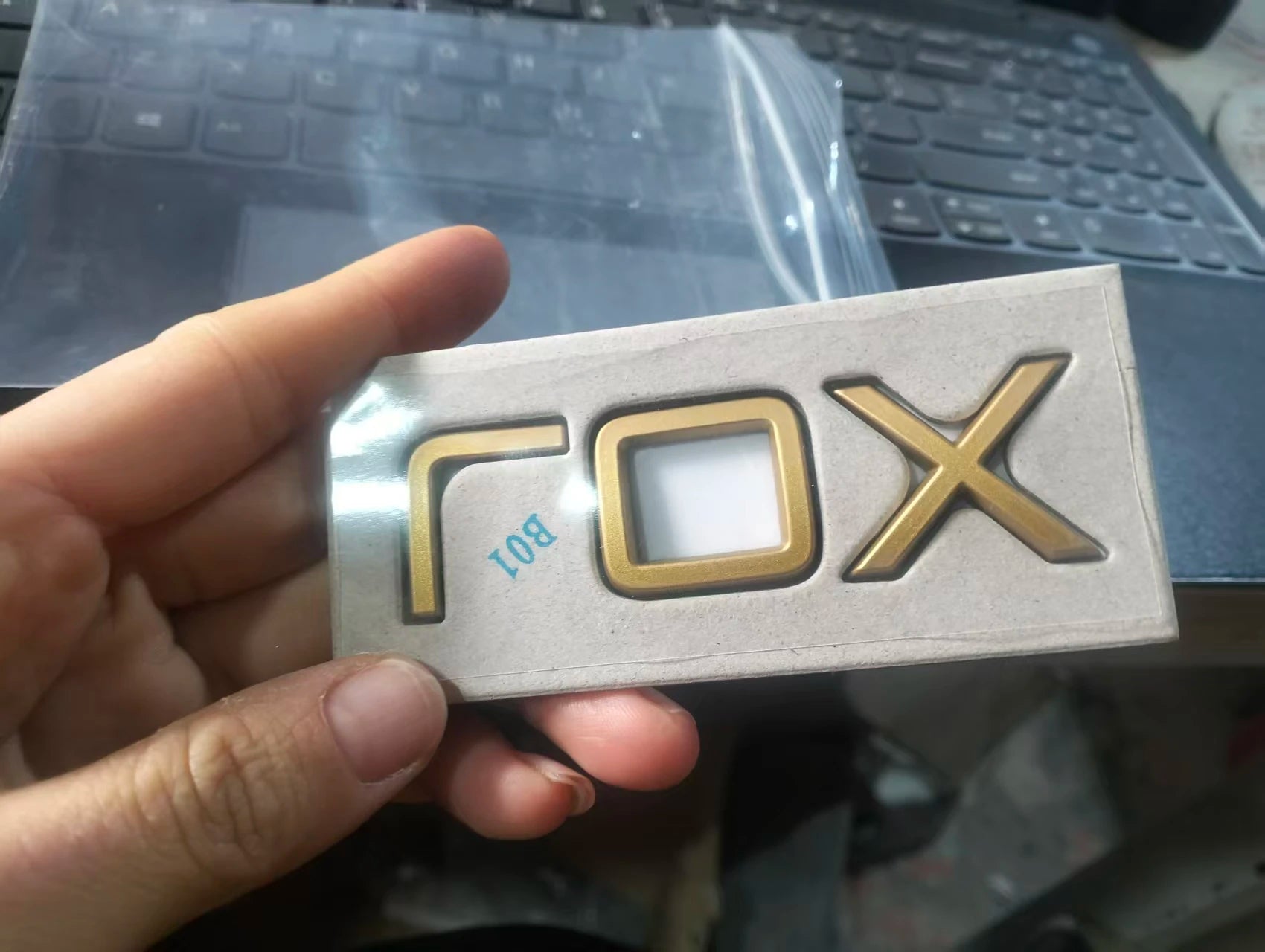 For Rox ADAMAS Car Original Letter Plate Letter Writing.