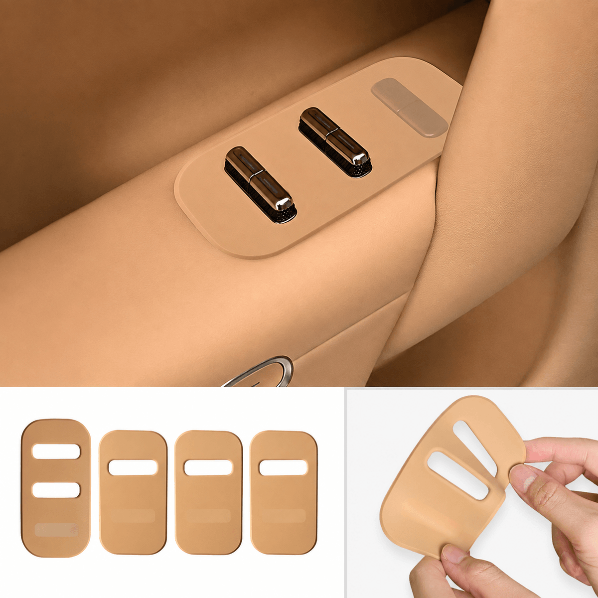 XPENG GX Silicone Window Switch Panel Protective Covers – 4PCS