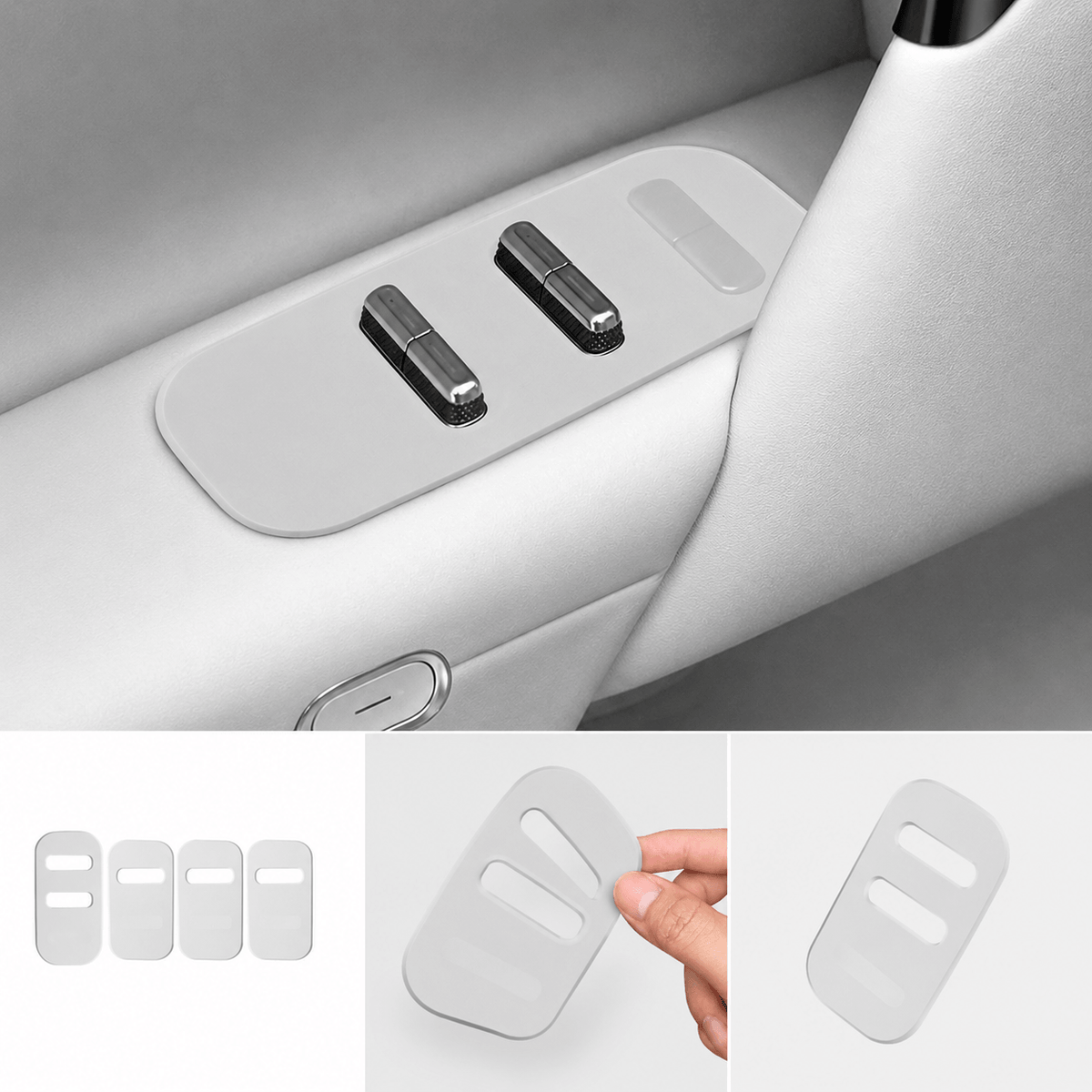 XPENG GX Silicone Window Switch Panel Protective Covers – 4PCS