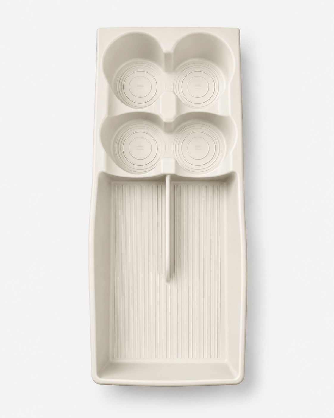 Rox Adamas Rear Refrigerator Storage Organizer Tray – 4 Cup Holders