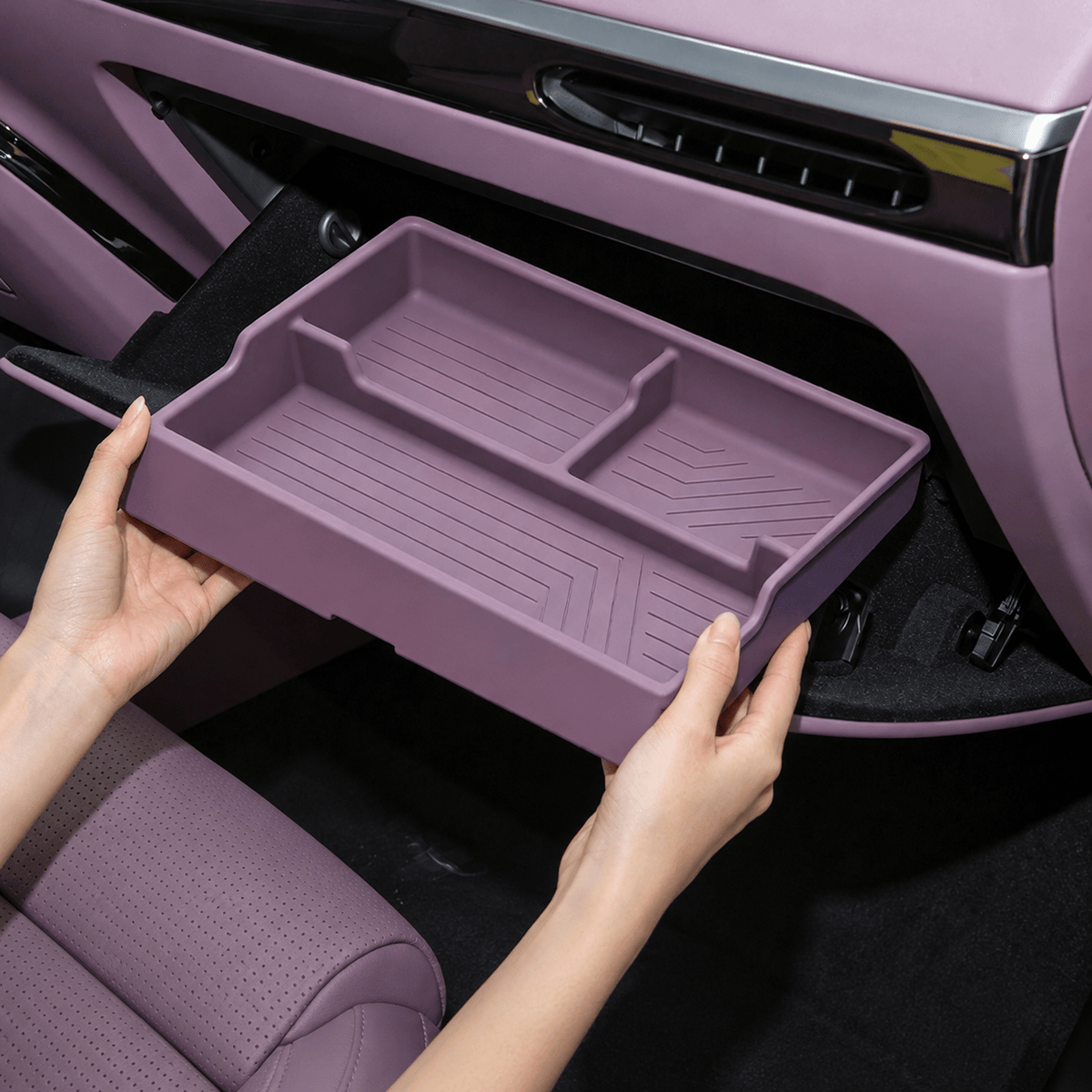 XPENG GX Front Passenger Glove Box Silicone Organizer Tray