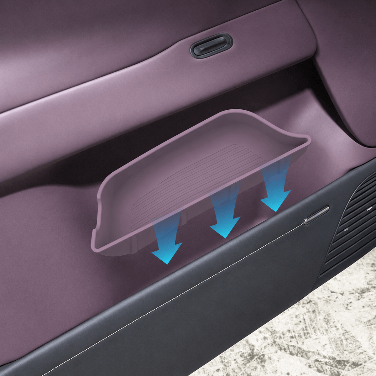 XPENG GX Lower Door Storage Organizer Bins – 4-Piece Set