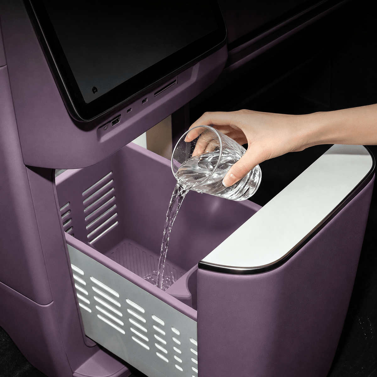 XPENG GX Center Console Refrigerator Silicone Organizer Liner