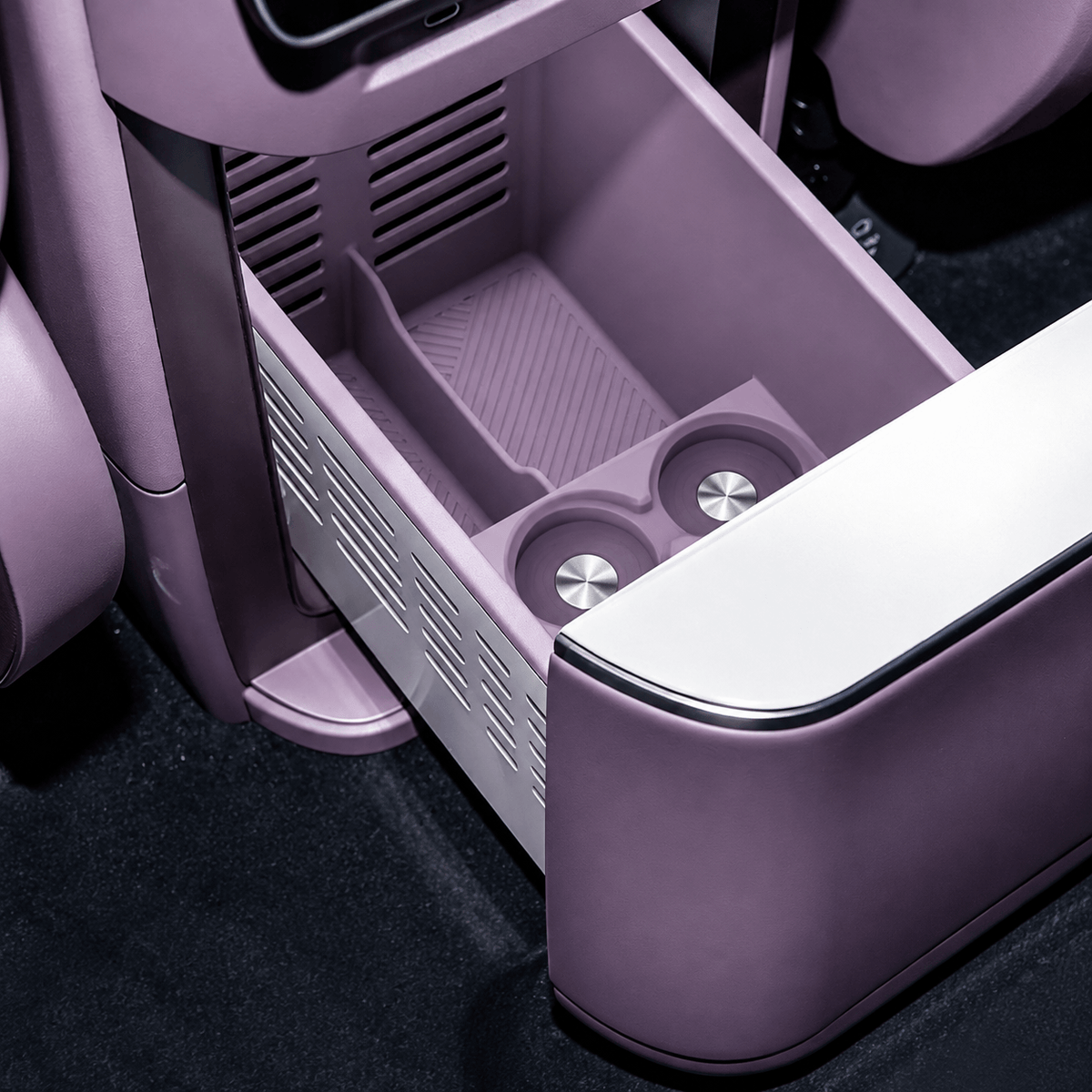 XPENG GX Center Console Refrigerator Silicone Organizer Liner