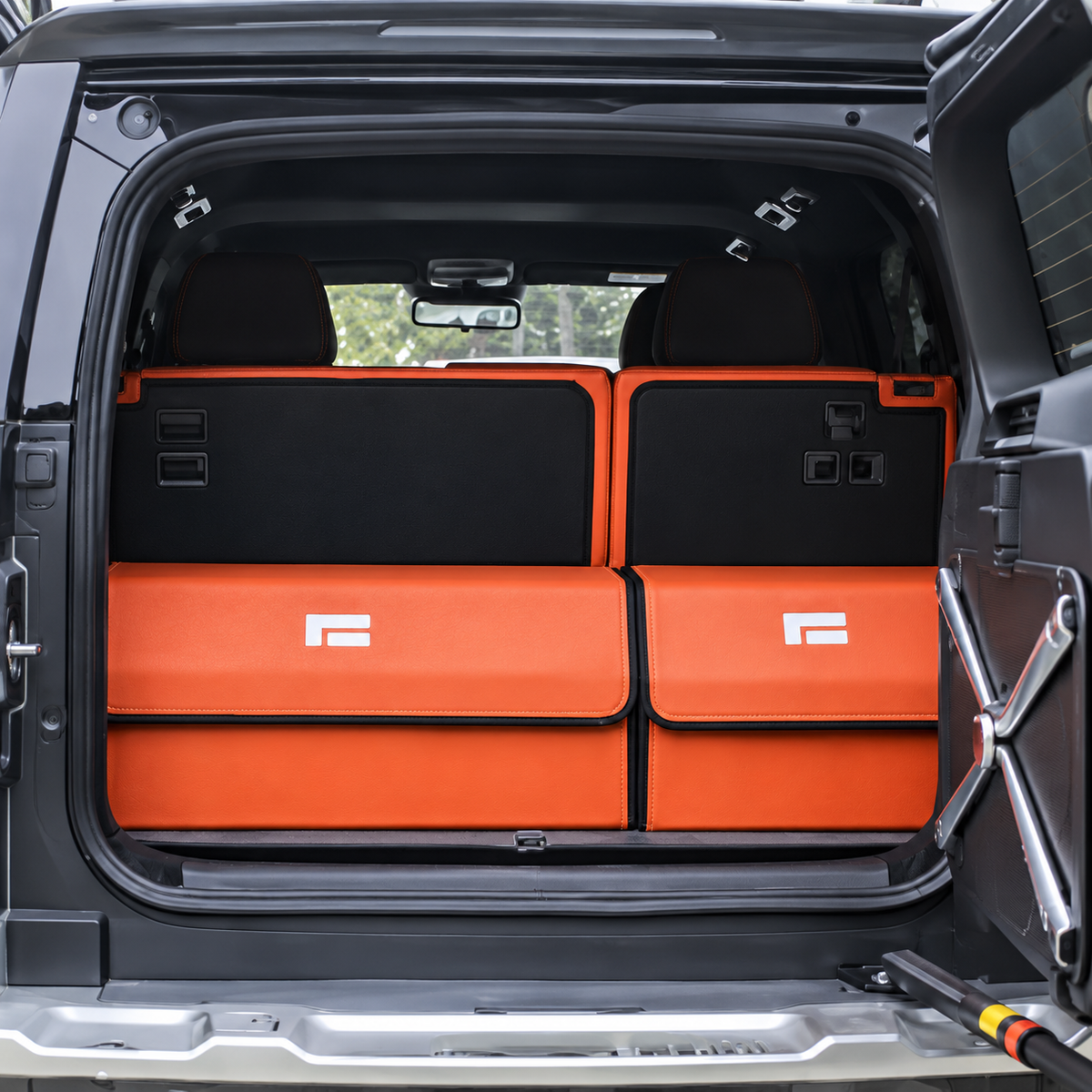 Car Trunk Storage Box for Rox 01 Rear Cargo Container Leather Interior Decoration Accessory ( 2 psc