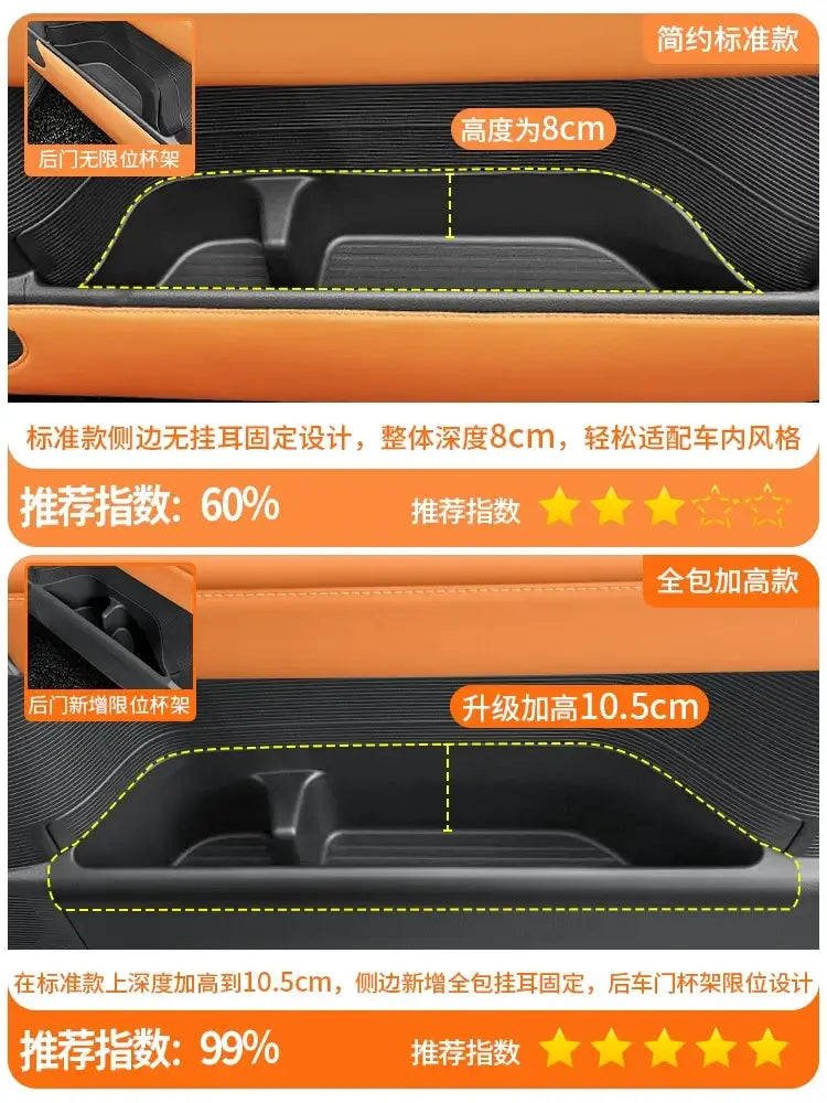 Suitable for fangcheng leopard titanium 7 all-inclusive door storage box tpe storage storage box neat storage slot | 1688 Store UAE