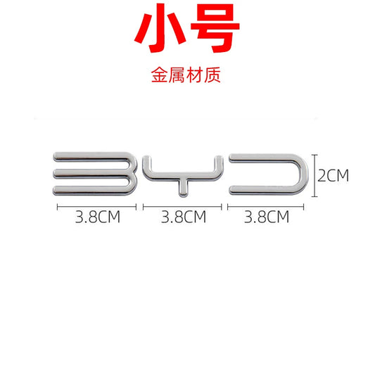 BYD Logo ABS Chrome.