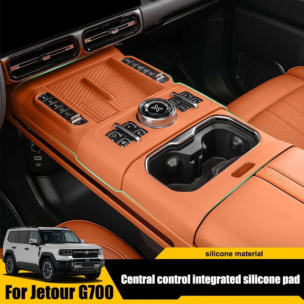 For Chery Jetour G700 2025 2026 Central Control Integrated Silicone Pad Car Accessories Scratch-resistant And Wear-resistant | 1688 Store UAE