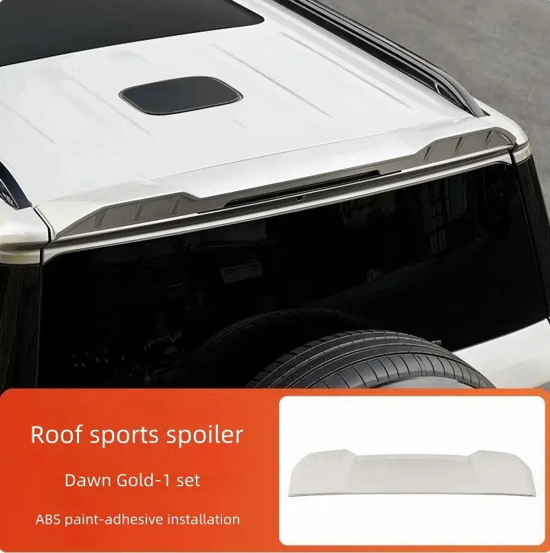 Car Roof Sports Spoiler wing Fit for BYD Leopard 8 Modified Auto Roof ABS Fixed Wind Wing Spoiler Car Appearance Upgrade Parts | 1688 Store UAE