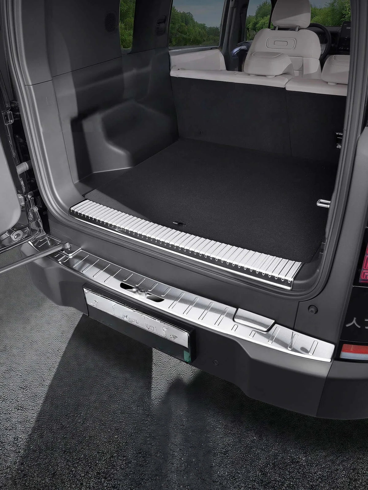 Trunk Sill Plate Welcome Pedal for BYD Leopard 7 Titanium 7 BYD Ti7 3M Adhesive No Tools Installation Anti-Scratch Interior Accessory | 1688 Store UAE