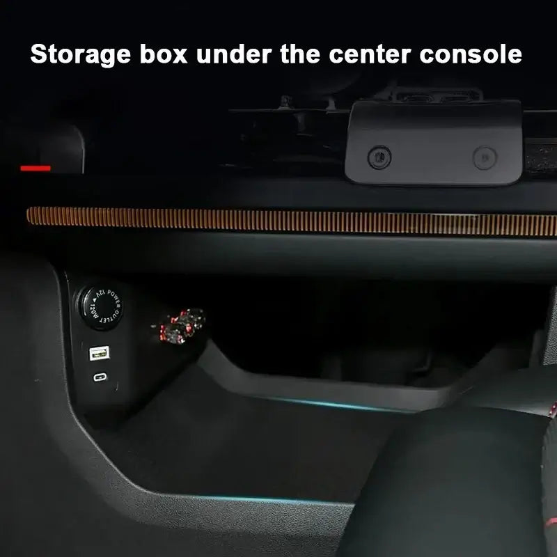 Car Storage Box For Jetour Zongheng G700 Accessories 2025 2026 Under Center Console Organizer Tray Waterproof Car Accessories | 1688 Store UAE