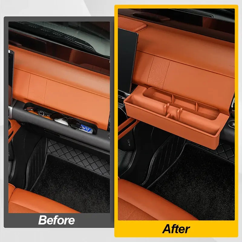 For JETOUR G700 2025+ Passenger Side Silicone Storage Box Dashboard Double Layer Storage Box Interior Upgrade Car Accessories | 1688 Store UAE