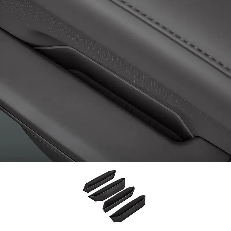 For JETOUR G700 2025+ 4 Doors Handle Storage Box Silicone Door Groove Mat Storage Box Interior Upgrade Car Accessories 4PCS.