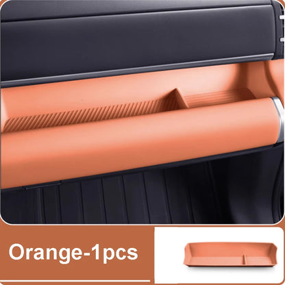 For BYD Equation Leopard 7 Titanium 7 2025 2026 Car Front Co-pilot Silicone Storage Box Central Control Decorative Accessories.