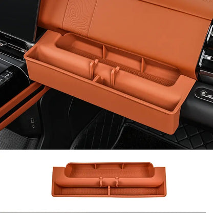 For JETOUR G700 2025+ Passenger Side Silicone Storage Box Dashboard Double Layer Storage Box Interior Upgrade Car Accessories.