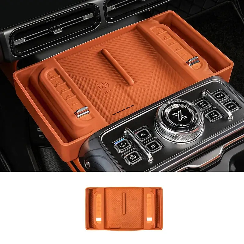 For JETOUR G700 2025+ Center Console Wireless Charging Silicone Protective Mat Storage Box Anti-slip Car Accessories | 1688 Store UAE