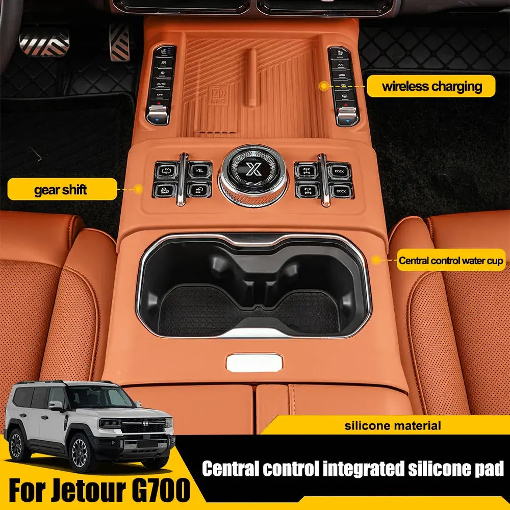 For Chery Jetour G700 2025 2026 Central Control Integrated Silicone Pad Car Accessories Scratch-resistant And Wear-resistant | 1688 Store UAE
