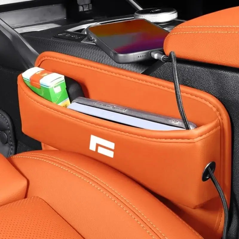 Seat Gap Storage Box Rox 01 + ADAMAS Anti-Leak Multi-Functional Organizer Premium Interior Accessory | 1688 Store UAE
