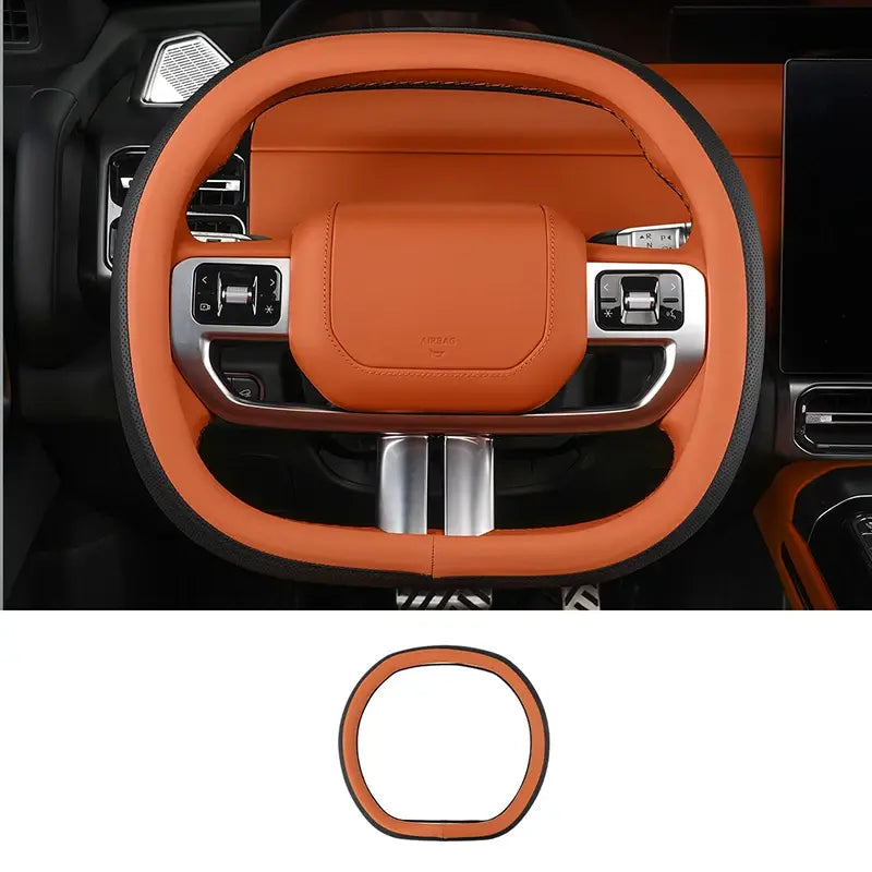 For JETOUR G700 2025+ Steering Wheel Cover Anti-slip Breathable Carbon Look Silicone Protective Cover Interior Car Accessories | 1688 Store UAE