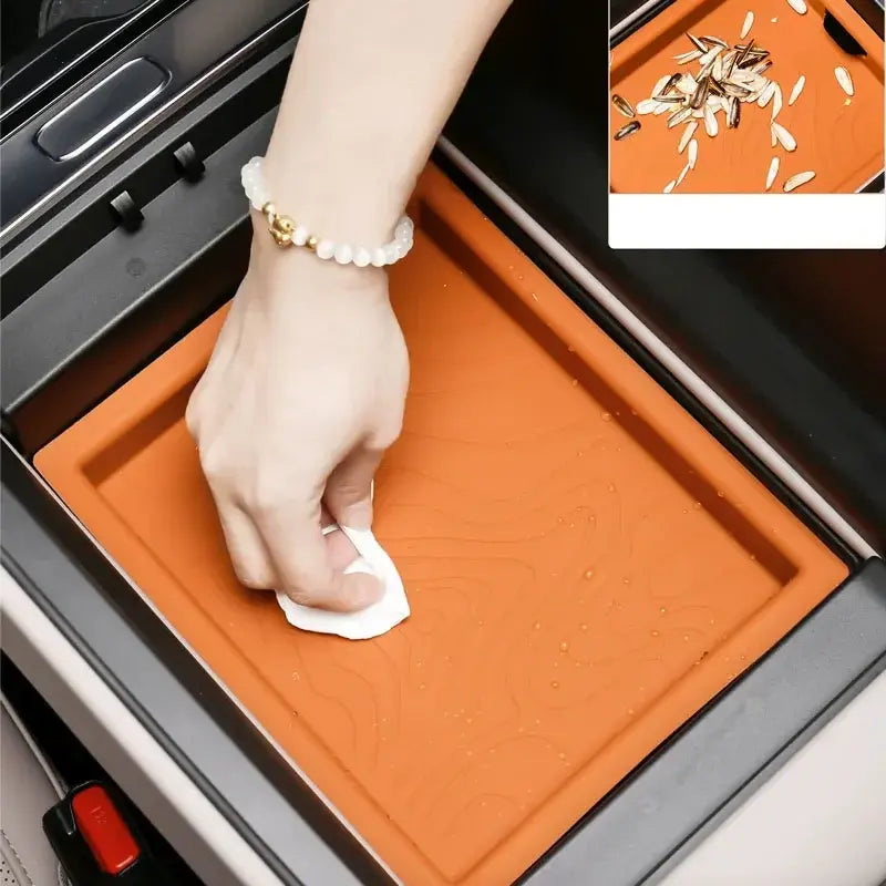 For Jetour G700 2025 2026 Armrest Box Silicone Pad Tray Storage Box Pad Interior Refrigerator Modification Accessories | 1688 Store UAE