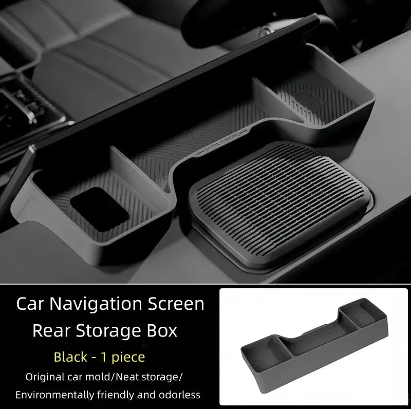 Car Center Console Screen Rear Storage Box Fit for Chery Jetour G700 Auto Navigation Screen Rear Storage Box Car Upgrade Parts | 1688 Store UAE