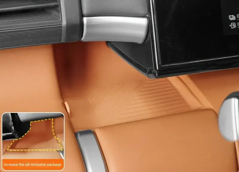 Car Steering Wheel Both Sides Silicone Storage Pads Fit for BYD Leopard 7 Titanium 7 Modified Car Center Console Protection Mat | 1688 Store UAE