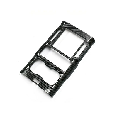 Car Central Control Gear Panel ABS Carbon Fiber Interior Modification Accessories Fit For Jetour G700 2025 2026.