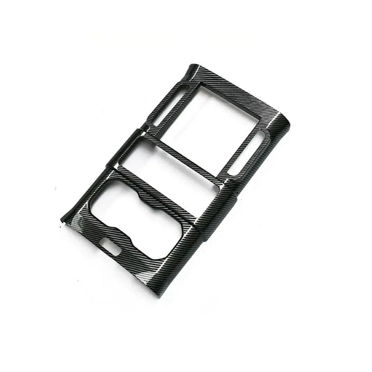 Car Central Control Gear Panel ABS Carbon Fiber Interior Modification Accessories Fit For Jetour G700 2025 2026.