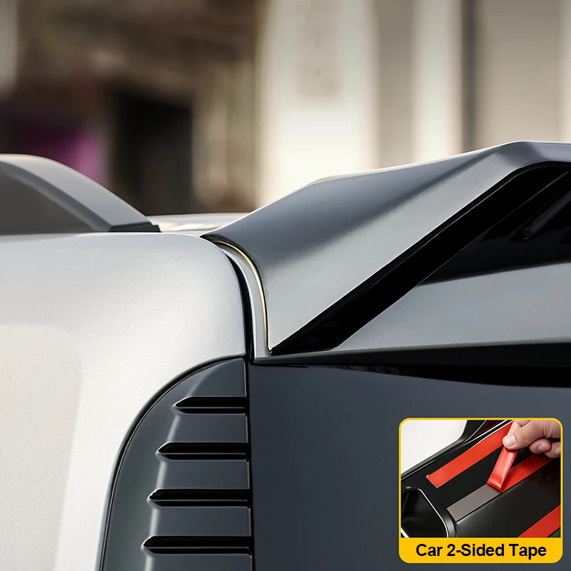 For Jetour G700 2025+ Car Roof Spoiler ABS Material Rear Tailgate Spoiler Exterior Upgrade Black Carbon Look Car Accessories | 1688 Store UAE