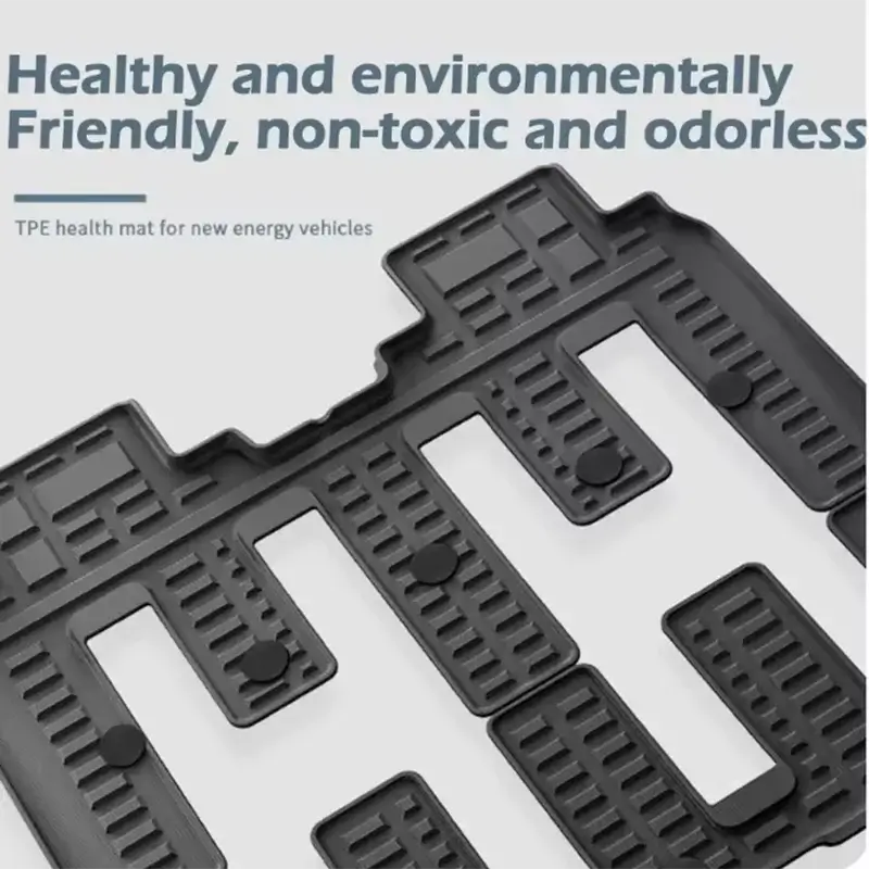 Car Floor Mats ROX 01 + ADAMAS TPE Waterproof Scratch-Proof Cargo Liners 6/7 Seats | 1688 Store UAE