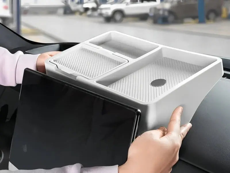 Car Screen Rear Silicone Storage Box Fit for BYD Leopard 7 Titanium 7 Auto Dashboard Multi-functional Storage Box Upgrade Parts | 1688 Store UAE