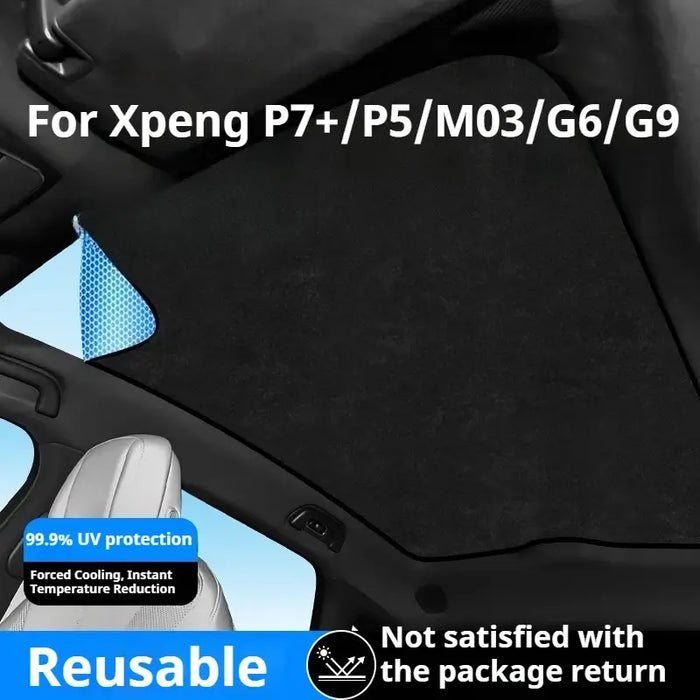 For XPeng G6 XiaoPeng G6 G9 G7 P7i MONA M03 Car Sunroof Sunshade P5 Roof Sun Visor UV Protection Car | 1688 Store UAE