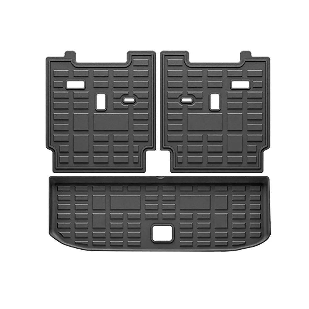 TPE Trunk Mats Cargo Liner Seat Back Cover Waterproof Carpet Accessories For ROX 01 + ADAMAS 2024 2025 6/7Seats.