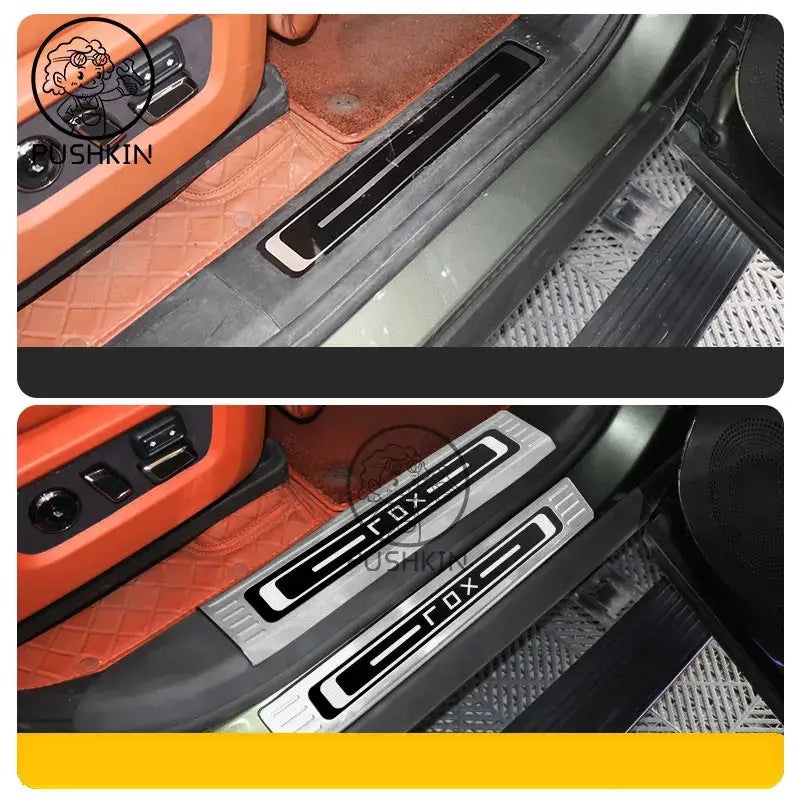 Stainless Steel Door Sill Guards for Polestones 01 Rox 01 2025 2026Custom Welcome Pedal Anti-Scratch Trunk Scuff Plate Accessory | 1688 Store UAE