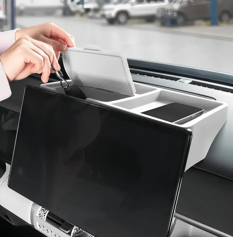 Car Screen Rear Silicone Storage Box Fit for BYD Leopard 7 Titanium 7 Auto Dashboard Multi-functional Storage Box Upgrade Parts | 1688 Store UAE