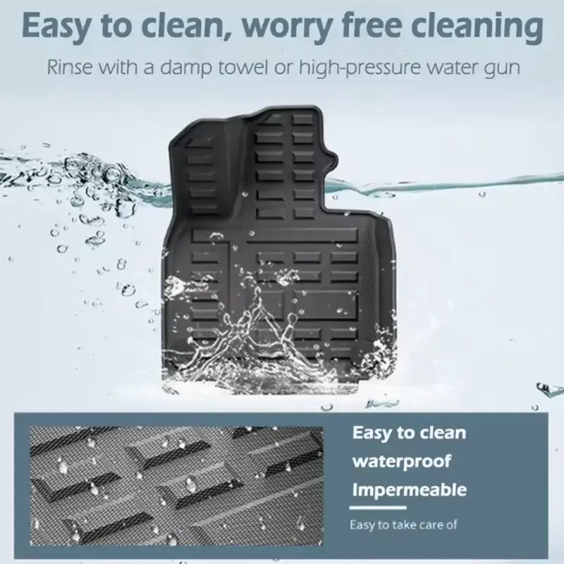 Car Floor Mats ROX 01 + ADAMAS TPE Waterproof Scratch-Proof Cargo Liners 6/7 Seats | 1688 Store UAE